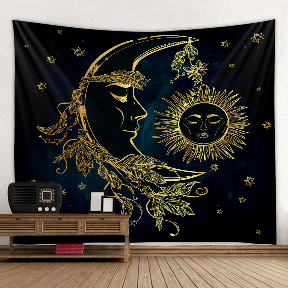 Black And White Series Tapestry Cross-border Explosion Background Cloth