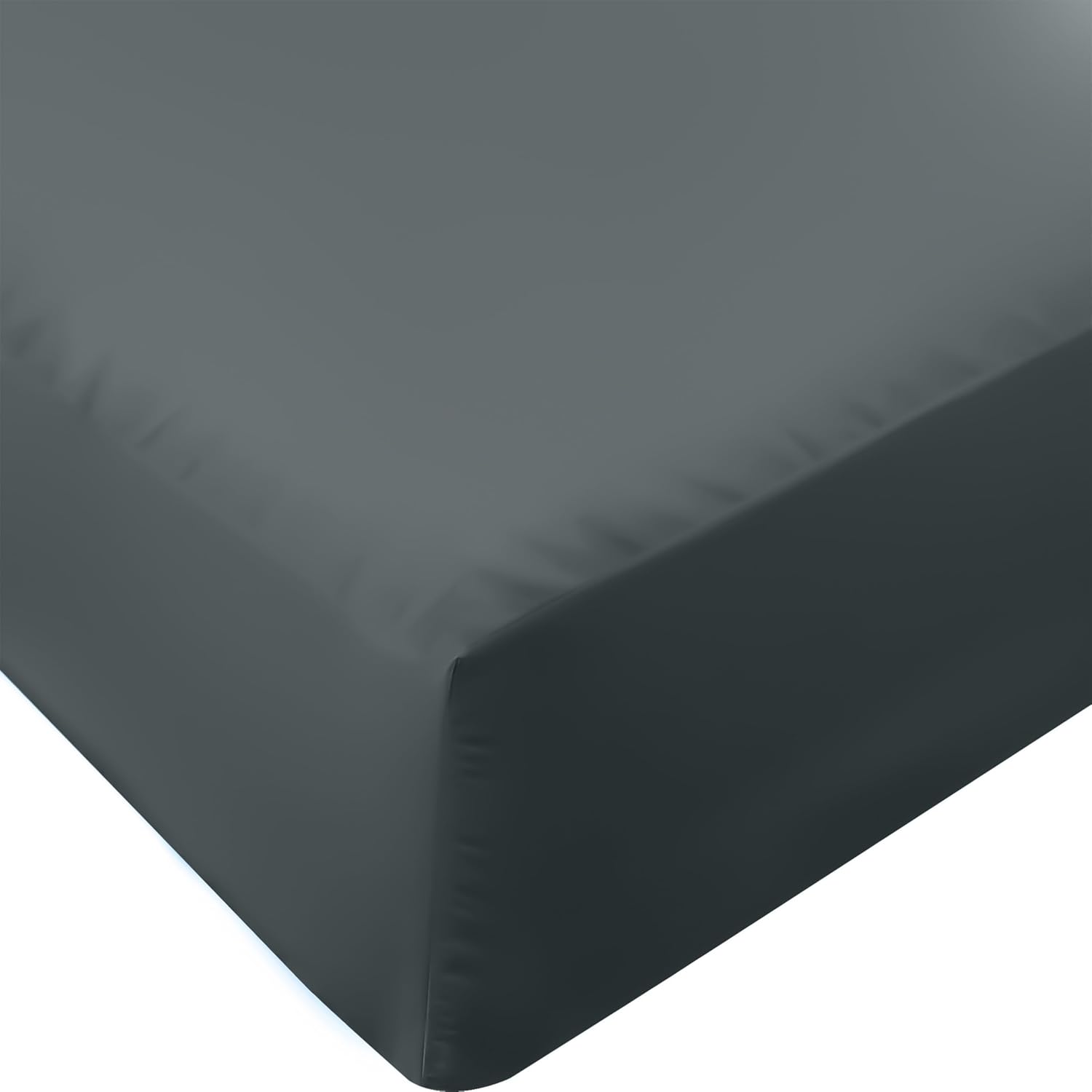 Grey Bedding Queen Fitted Sheet - Bottom Sheet - Deep Pocket - Soft Microfiber - Shrinkage and Fade Resistant - Easy Care -1 Fitted Sheet