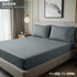 Grey Bedding Queen Fitted Sheet - Bottom Sheet - Deep Pocket - Soft Microfiber - Shrinkage and Fade Resistant - Easy Care -1 Fitted Sheet