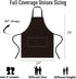 Unisex Black Apron Bulk with 2 Roomy Pockets & Machine Washable