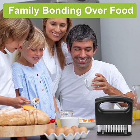 Meat Tenderizer Tool, Meat Tenderizer Stapler with 48 Stainless Steel Ultra Sharp Needle Blades