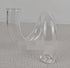 Glass Flower Vase and Candle Holder for Weddings and Home Decor