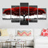 5Pcs Canvas Print Paintings Landscape Pictures Wall Art Modern Living Room Decor