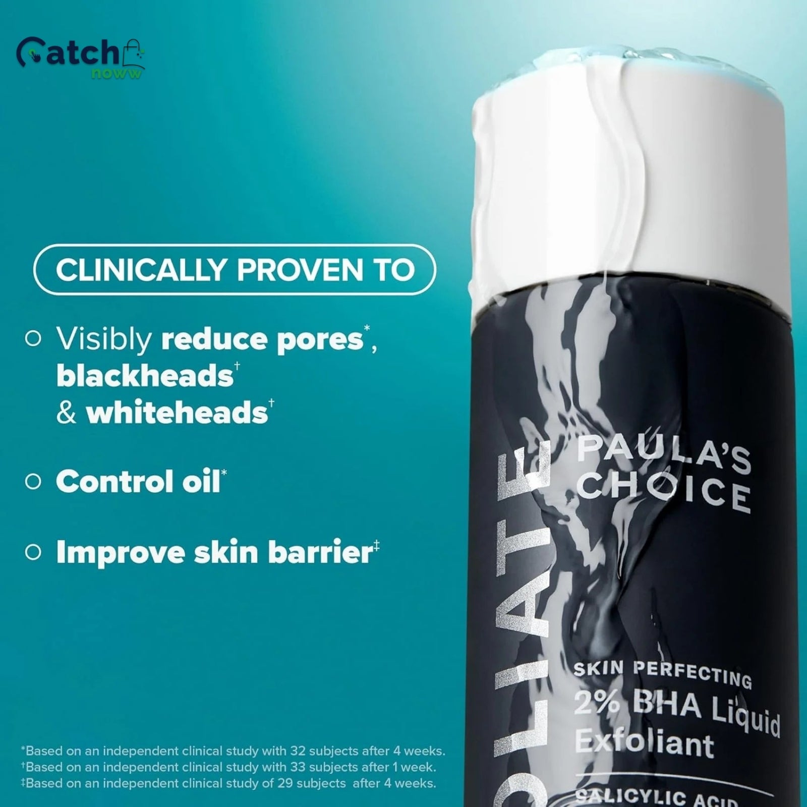 Paula's Choice SKIN PERFECTING 2% BHA Liquid Salicylic Acid Exfoliant-Facial Exfoliant for Enlarged Pores, Wrinkles & Fine Lines and Suitable for Blackhead-Prone Skin