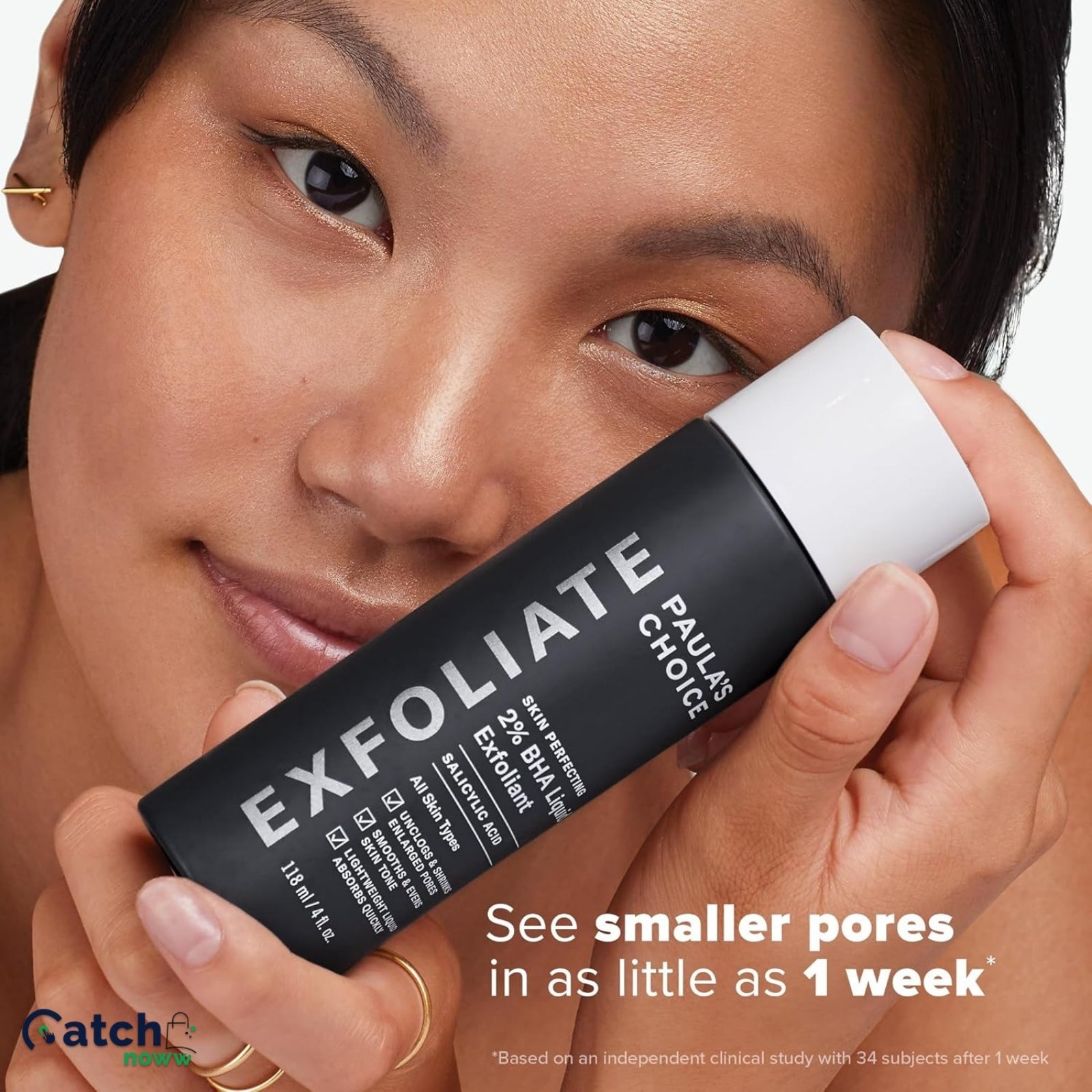 Paula's Choice SKIN PERFECTING 2% BHA Liquid Salicylic Acid Exfoliant-Facial Exfoliant for Enlarged Pores, Wrinkles & Fine Lines and Suitable for Blackhead-Prone Skin