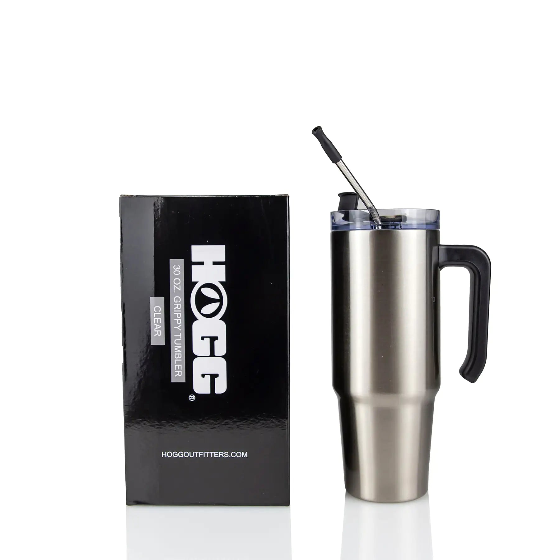 30oz SUBLIMATABLE CLEAR GRIPPY TUMBLER